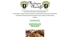 Desktop Screenshot of madiganmastiffs.com
